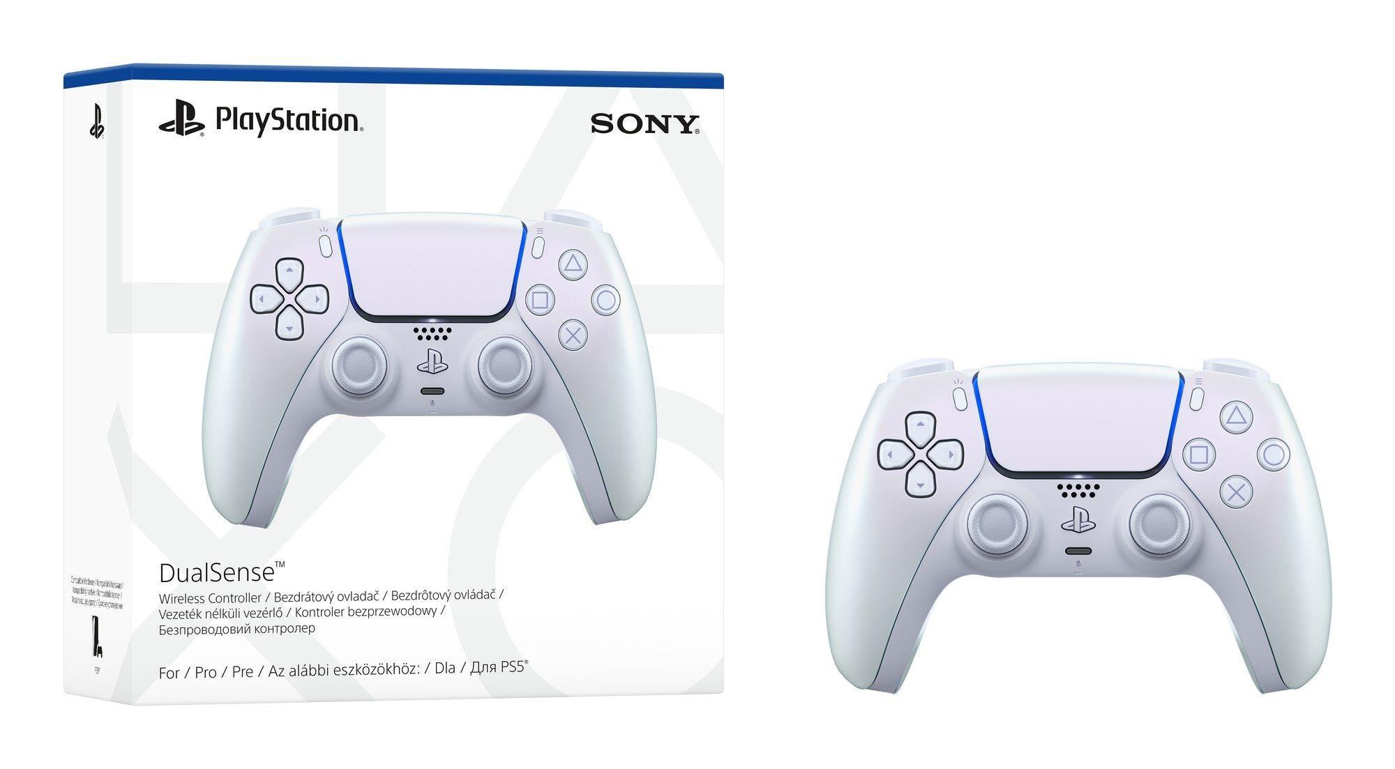 Comando SONY DualSense v3 Chroma Pearl (PlayStation - Com fios e sem fios - Pérola) — miniatura 3
