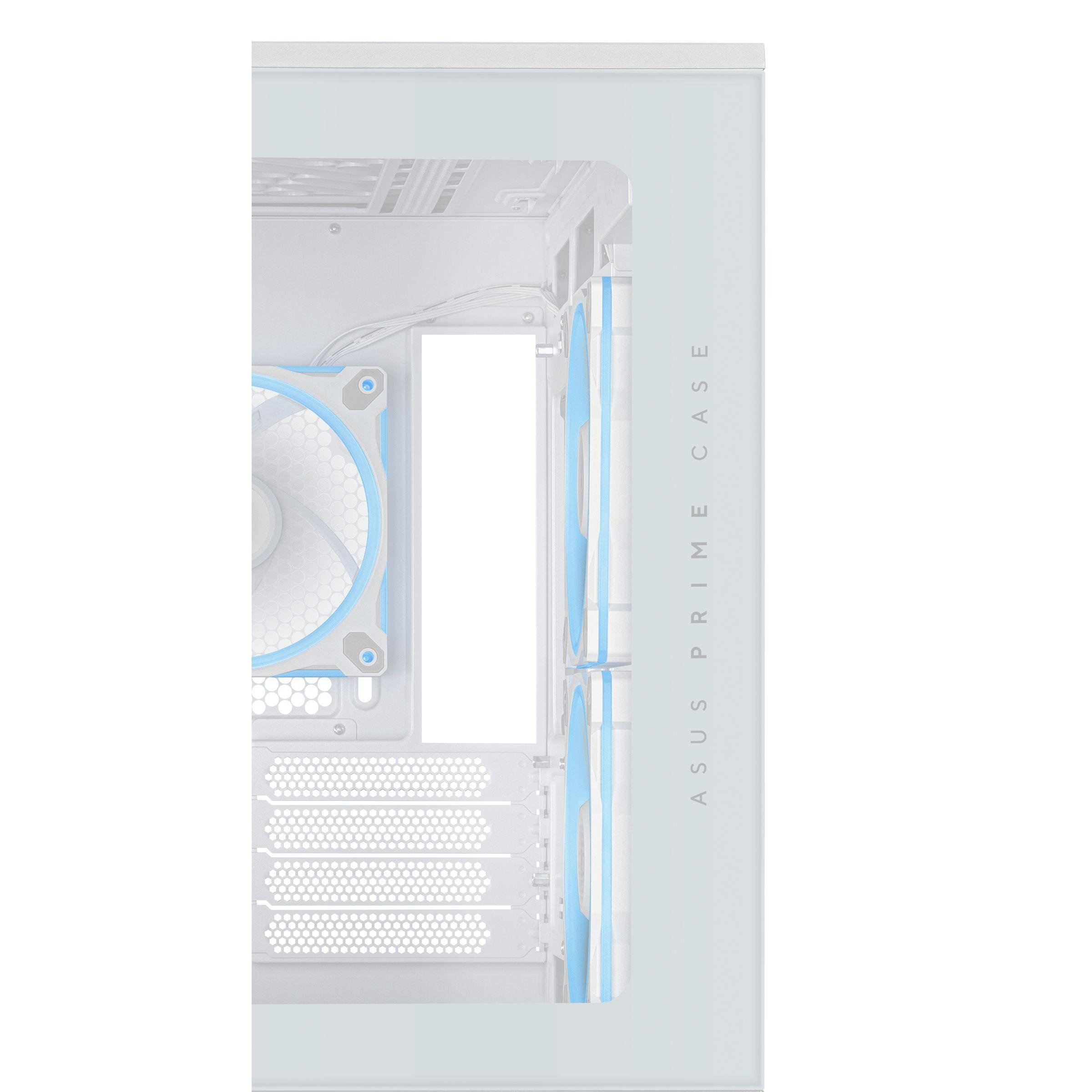 Caixa PC ASUS PRIME AP202 ARGB (micro ATX, Mini-ITX - Mini Tower - Micro-ATX, Mini-ITX - Branco) — miniatura 7