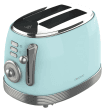 Torradeira CECOTEC Toast&Taste 800 Vintage (850 W - 2 fatias - 3,8 cm - Azul)