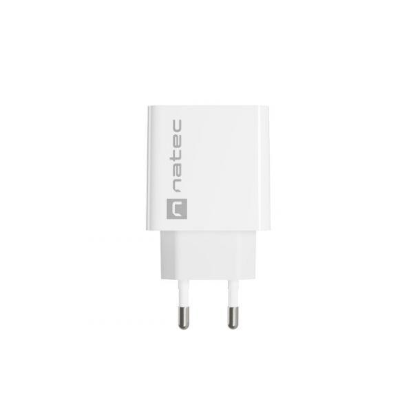 Carregador de Parede NATEC Ribera NUC-2057 (USB 3.2 Gen 1 - Universal - AC - Branco), miniatura 2