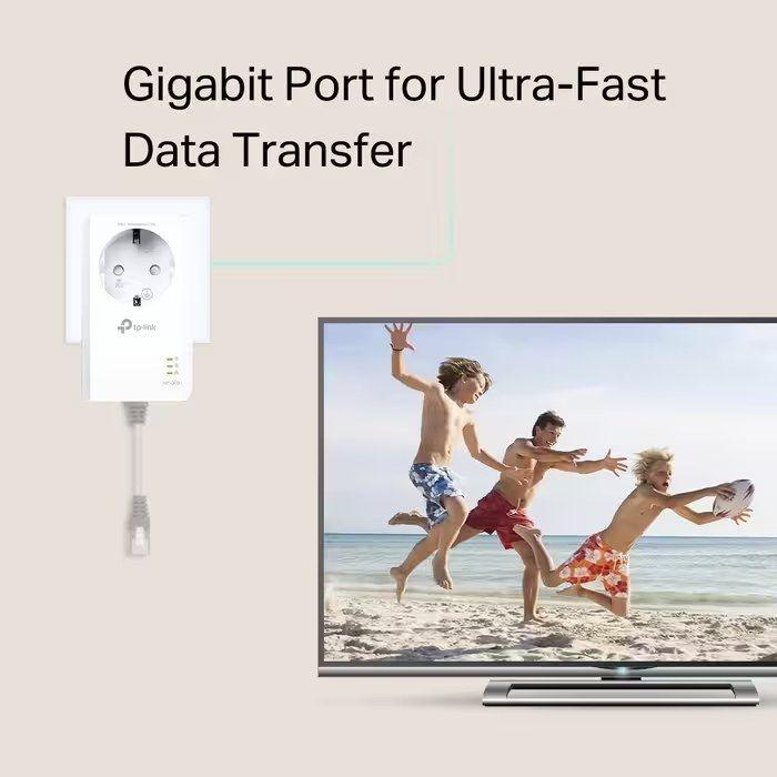 Kit de Adaptadores Powerline TP-LINK TL-PA7017P KIT (Gigabit Ethernet - 2 unidades - HomePlug AV2 - Branco) — miniatura 4