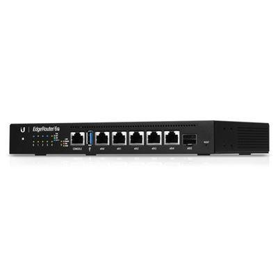 Router UBIQUITI EdgeRouter 6P (Gigabit Ethernet - 10/100/1000 Mbit/s - Preto) — miniatura 3