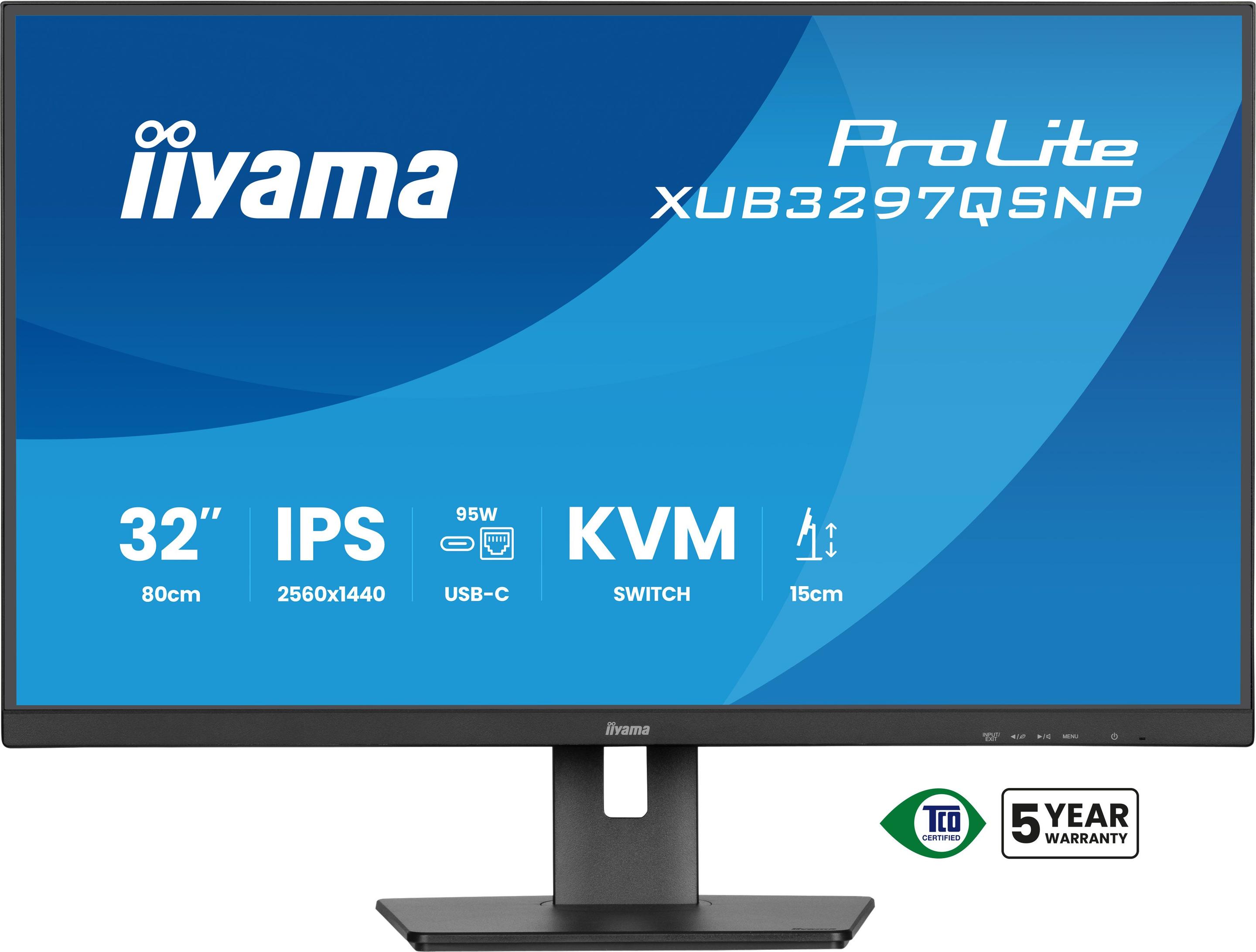 Monitor IIYAMA ProLite XUB3297QSNP-B1 (32" - IPS - 100 Hz - Preto) — miniatura 7