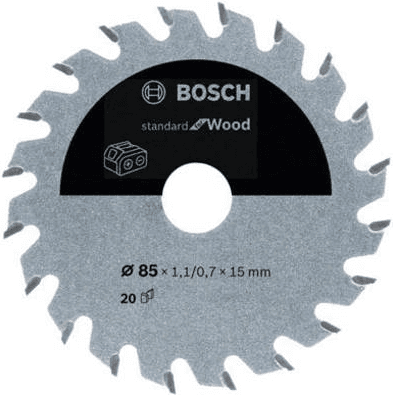 Lâmina de Serra Circular BOSCH PRO Wood Cordless 2608837666 (Madeira - Prateado)