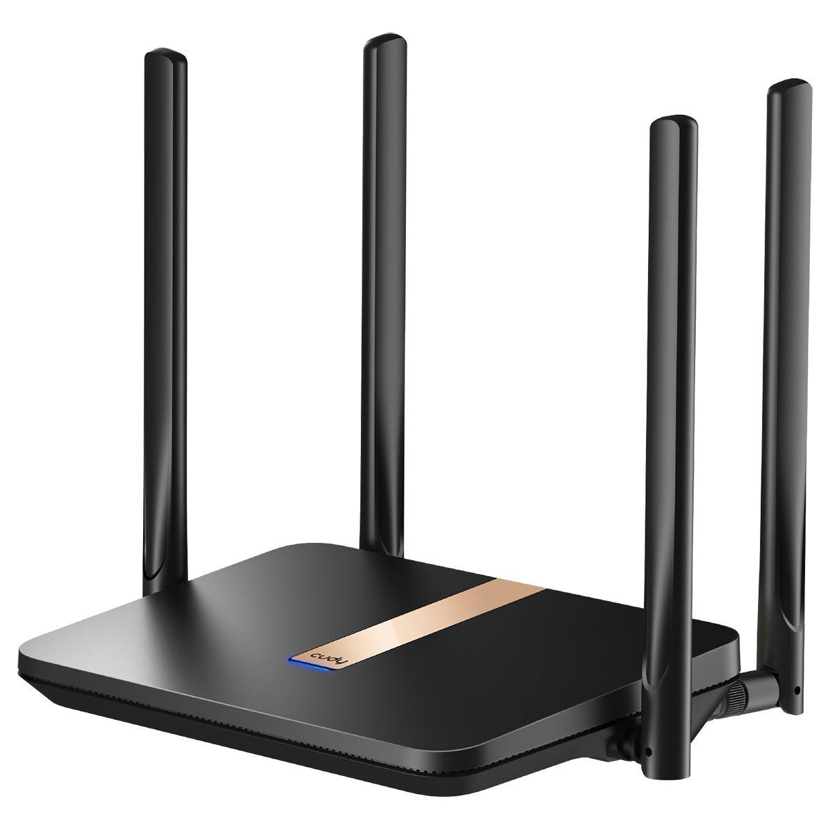 Router 4G CUDY LT500D (Wi-Fi 5 - 867 Mbit/s - Dual-band, 2,4 GHz e 5 GHz - Preto) — miniatura 3