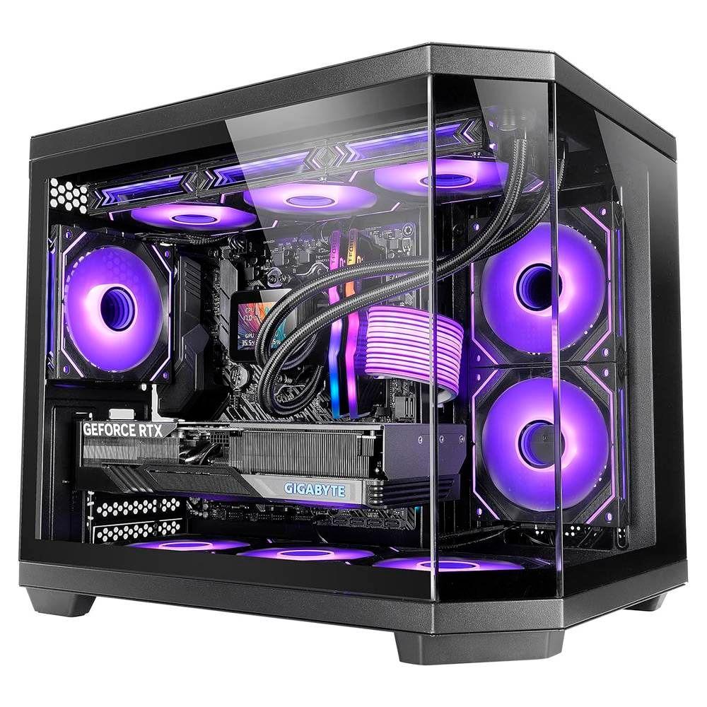 Caixa PC MARS GAMING MC3TCOREM (micro ATX, Mini-ITX - Mini Tower - micro-ATX, Mini-ATX - Preto) — miniatura 3