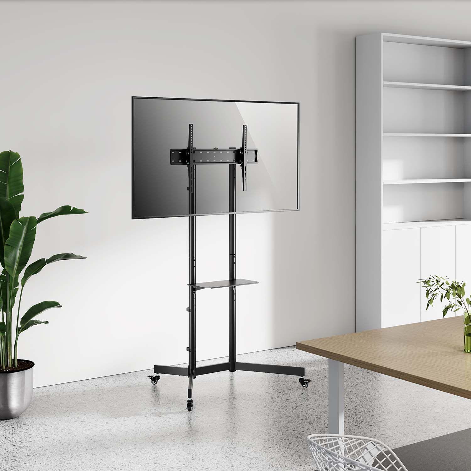 Suporte de Chão para TV AISENS FT70TE-333 (600 x 400 mm - 100 x 100 mm - 177,8 cm - Preto), miniatura 6