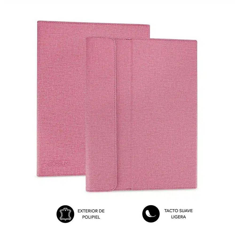 Capa Fólio SUBBLIM Clever Stand Case (Qualquer marca - Poliuretano - Rosa) — miniatura 3