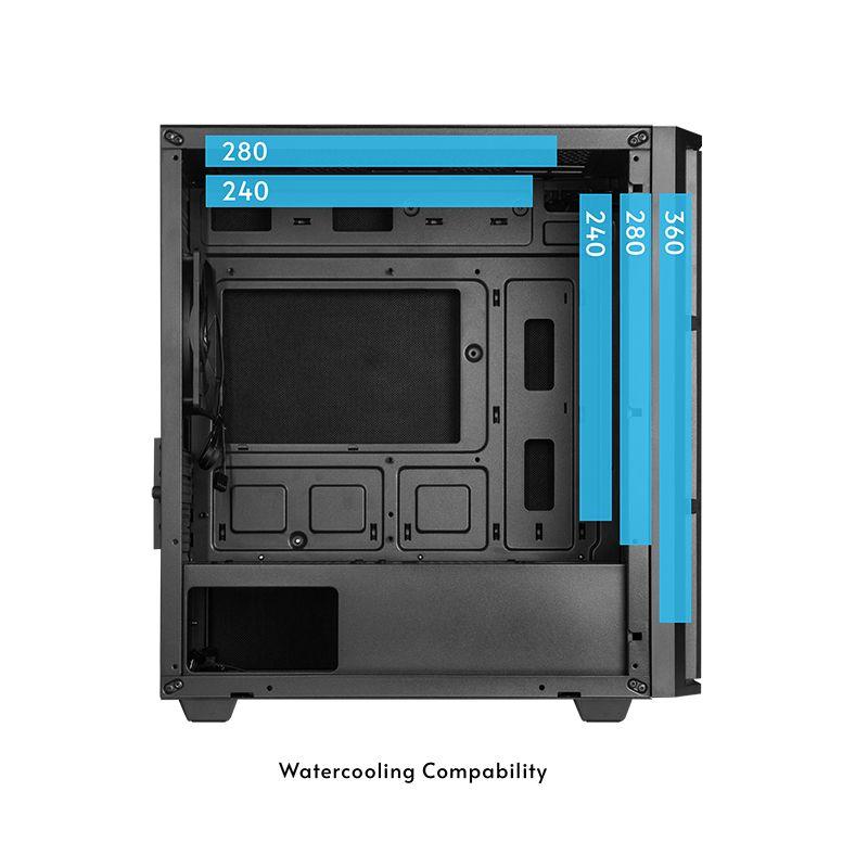 Caixa de Computador CHIEFTEC PRO MINI AZ-01B-OP (Micro ATX, Mini-ITX, uATX - Mini Tower - 16,5 cm - Preto) — miniatura 9