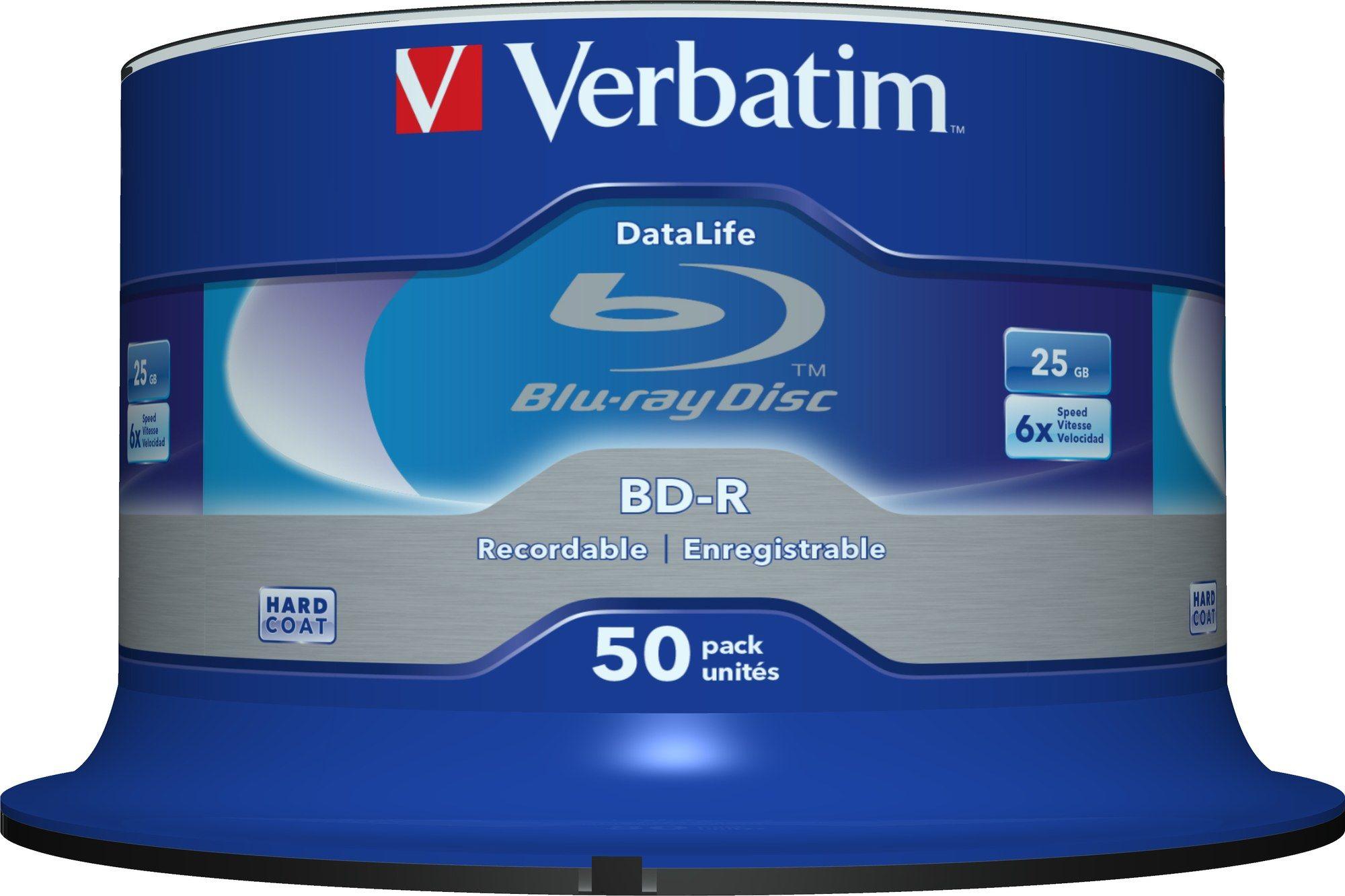 Disco Blu-ray Gravável VERBATIM DataLife (Multicor)