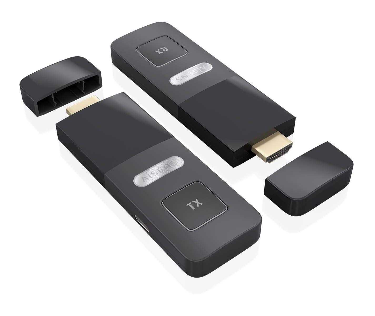 Transmissor e Recetor HDMI Sem Fios AISENS ASWL-H2K30M001-BK (60 Hz - Preto), miniatura 2