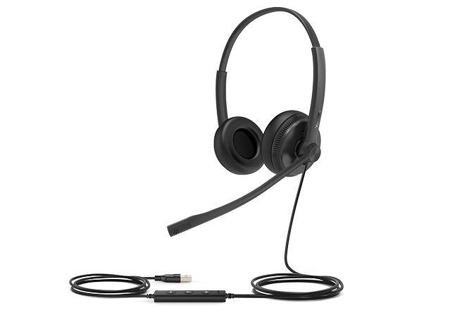 Headset YEALINK UH34 SE Lite Dual Teams (Binaural - Com fios - Circum-aural - Preto)