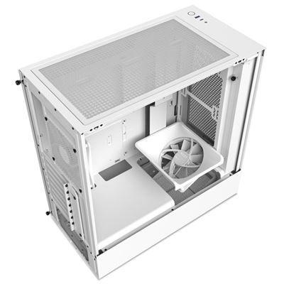 Caixa de Computador NZXT H5 Flow (Midi Tower - Aço, vidro temperado - 16,5 cm - Branco) — miniatura 4
