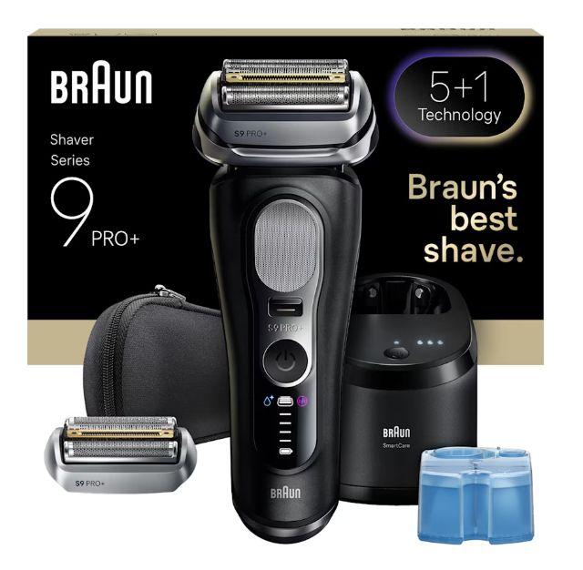 Máquina de Barbear BRAUN Series 9 9660cc (Aço inoxidável - Preto e Prateado)
