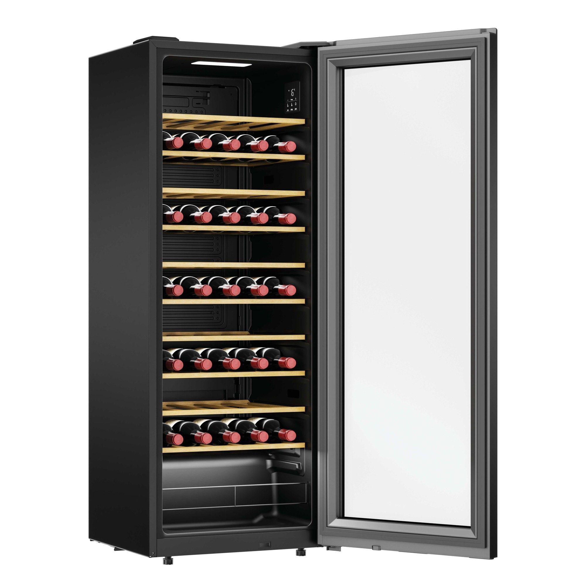 Cave de Vinhos Independente CANDY CWC058 (58 garrafas - 10 prateleiras - Altura 128 cm - Preto), miniatura 4