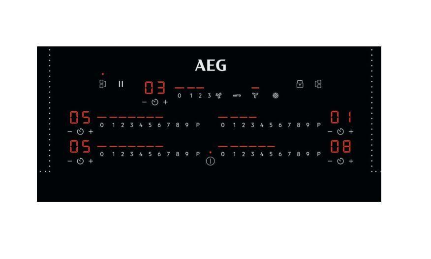 Placa de Indução com Exaustor Integrado AEG CCE84751CB (4 zonas - Placa de indução - Toque - Preto), miniatura 13