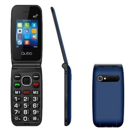 Telemóvel Sénior QUBO NEO NW 48MB 4G (2,4" - Dual SIM - Azul)