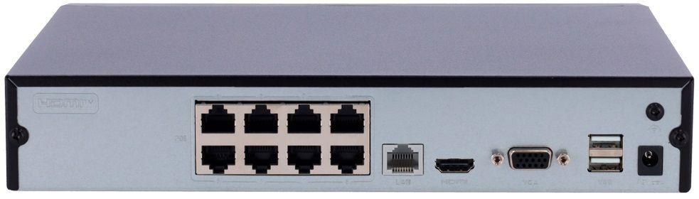 Gravador NVR HIKVISION DS-7108NI-Q1/8P/M(D) (8 Canais PoE 75 W - Preto), miniatura 4