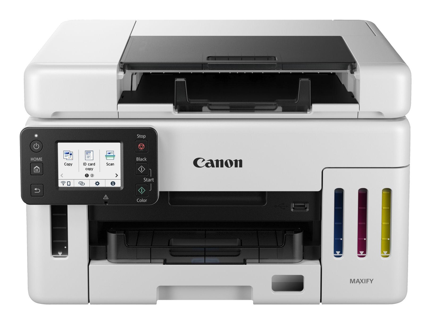 Impressora Multifuncional CANON MAXIFY GX6550 (A4 - Impressão a cores - 350 folhas - Branco e Preto)