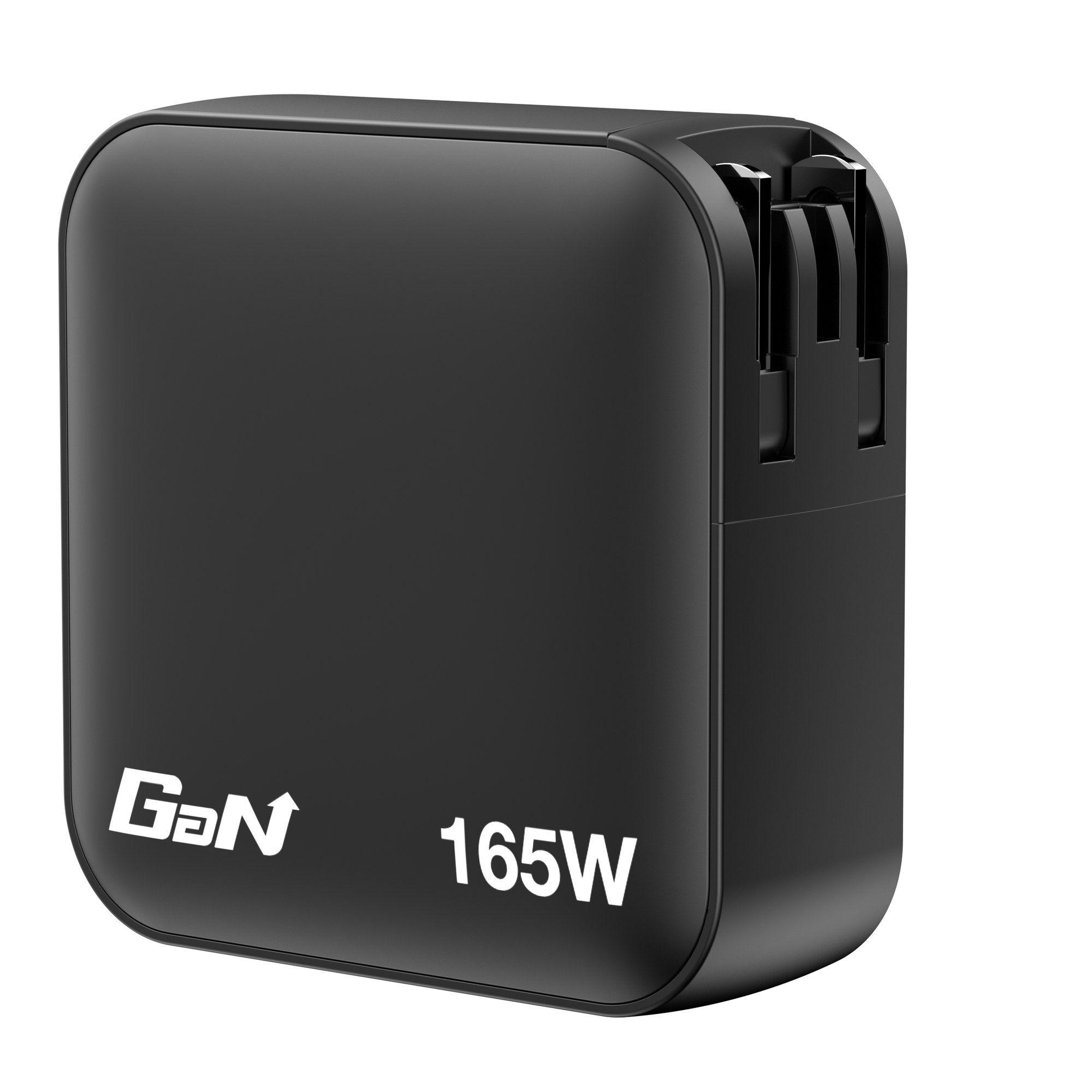 Carregador de Parede VERBATIM Mini GaN 165W 4 Port US/EU/UK ADP (165 W - Sim, revisão 3.1 - 100 W - Preto), miniatura 2