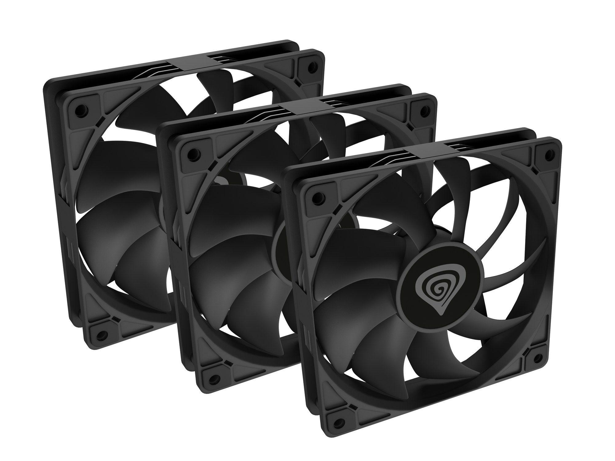Ventoinha para Caixa de PC GENESIS Oxal 120 (Plástico - 1,8 W - Preto)