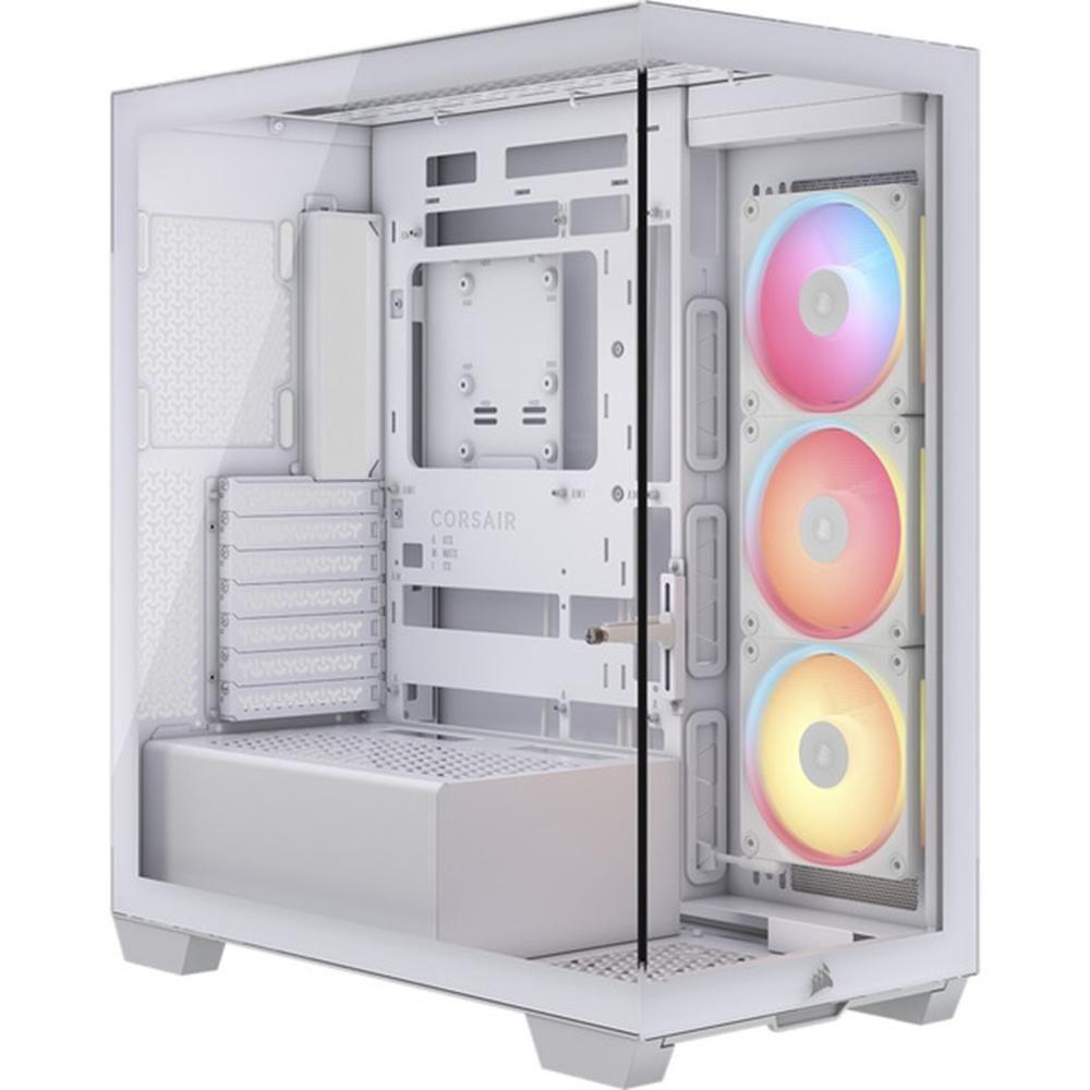 Caixa PC CORSAIR 3500X LX-R RGB iCUE LINK (Midi Tower - Aço, vidro temperado - 17 cm - Branco)