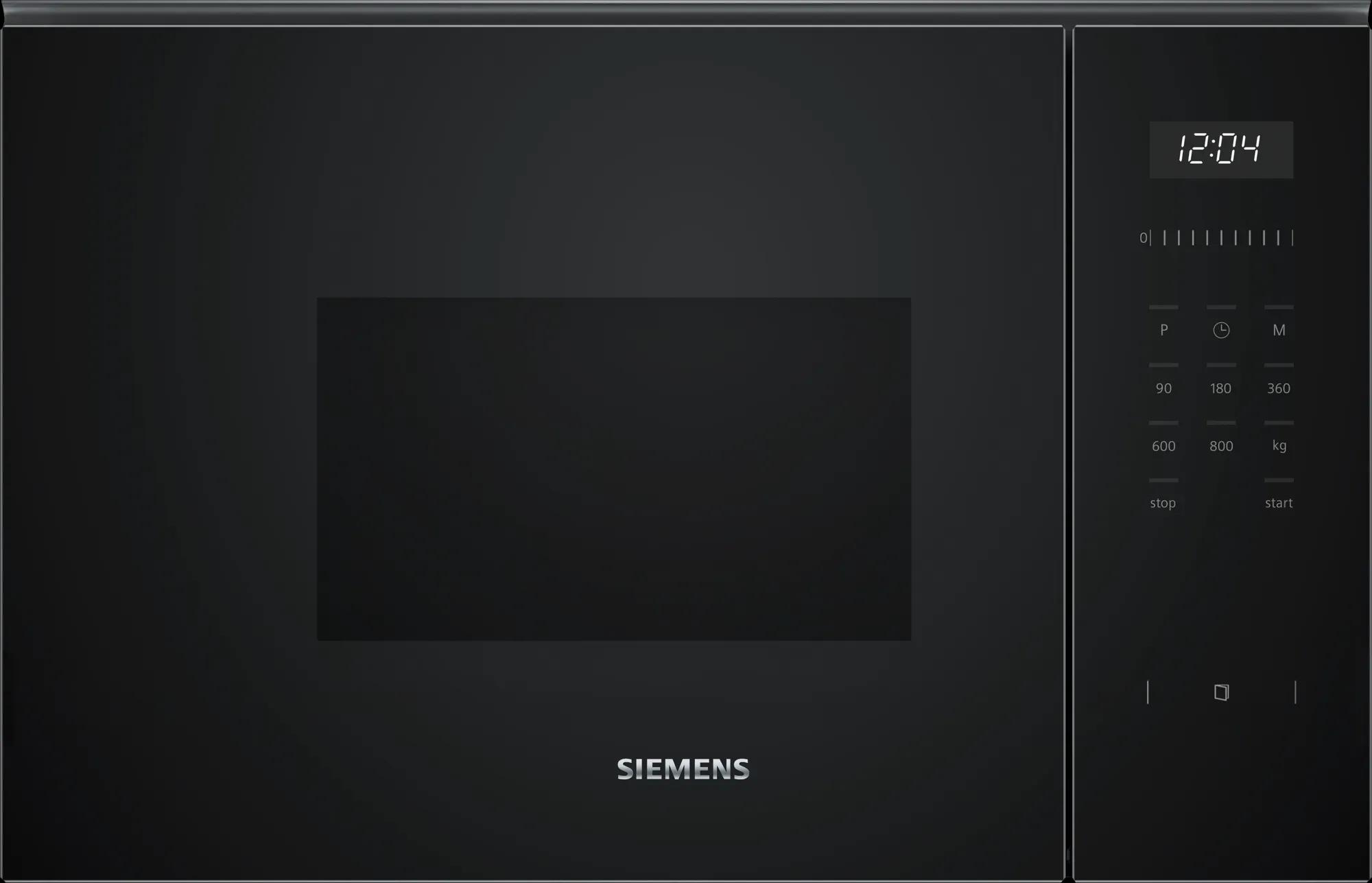 Micro-ondas Encastre SIEMENS BF525LMB1 iQ500 (Altura 38,2 cm - Preto)