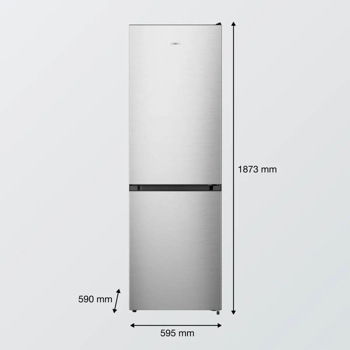 Frigorífico Combinado Independente GORENJE NRK619AA1XL4 (304 L - 187,3x59,5x59 cm - 187 cm) — miniatura 3