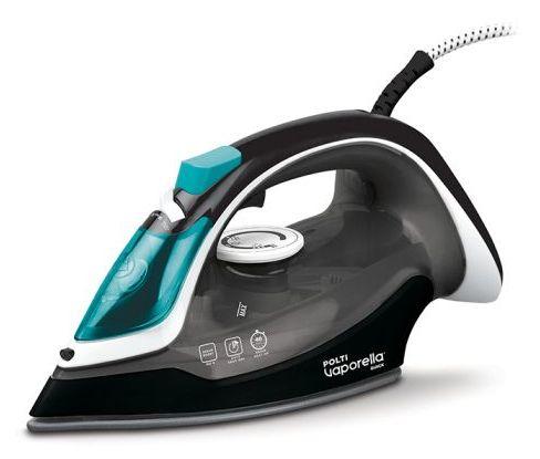 Ferro de Engomar a Vapor POLTI Vaporella Quick Q095 (2800 W - 0,3 l - Base de cerâmica - Preto/Azul/Cinzento/Branco)