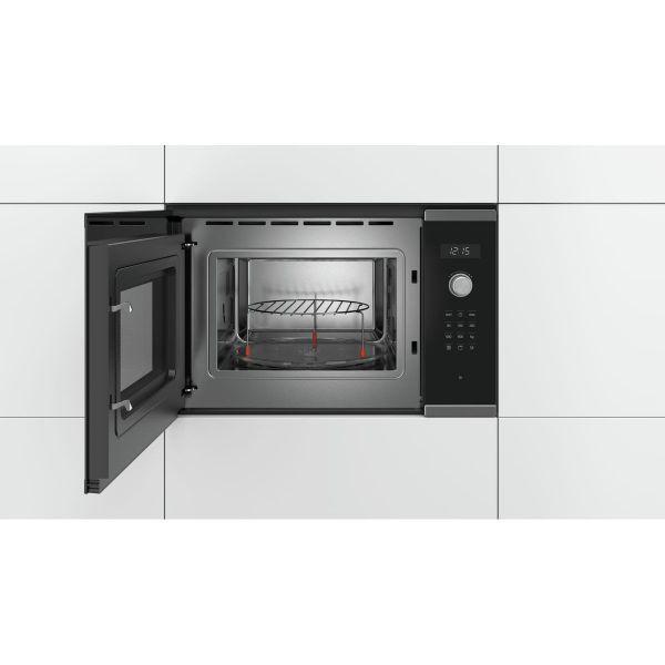 Micro-ondas de Encastre BOSCH BEL554MS0 (900 W - 1200 W - 25 l - Preto e Inox), miniatura 4