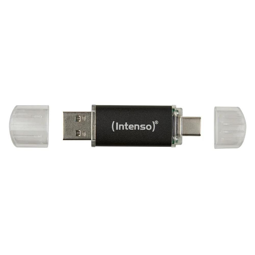 Pen USB INTENSO Twist Line (USB Type-A / USB Type-C - USB 3.2 Gen 1 - Tampa - Antracite)