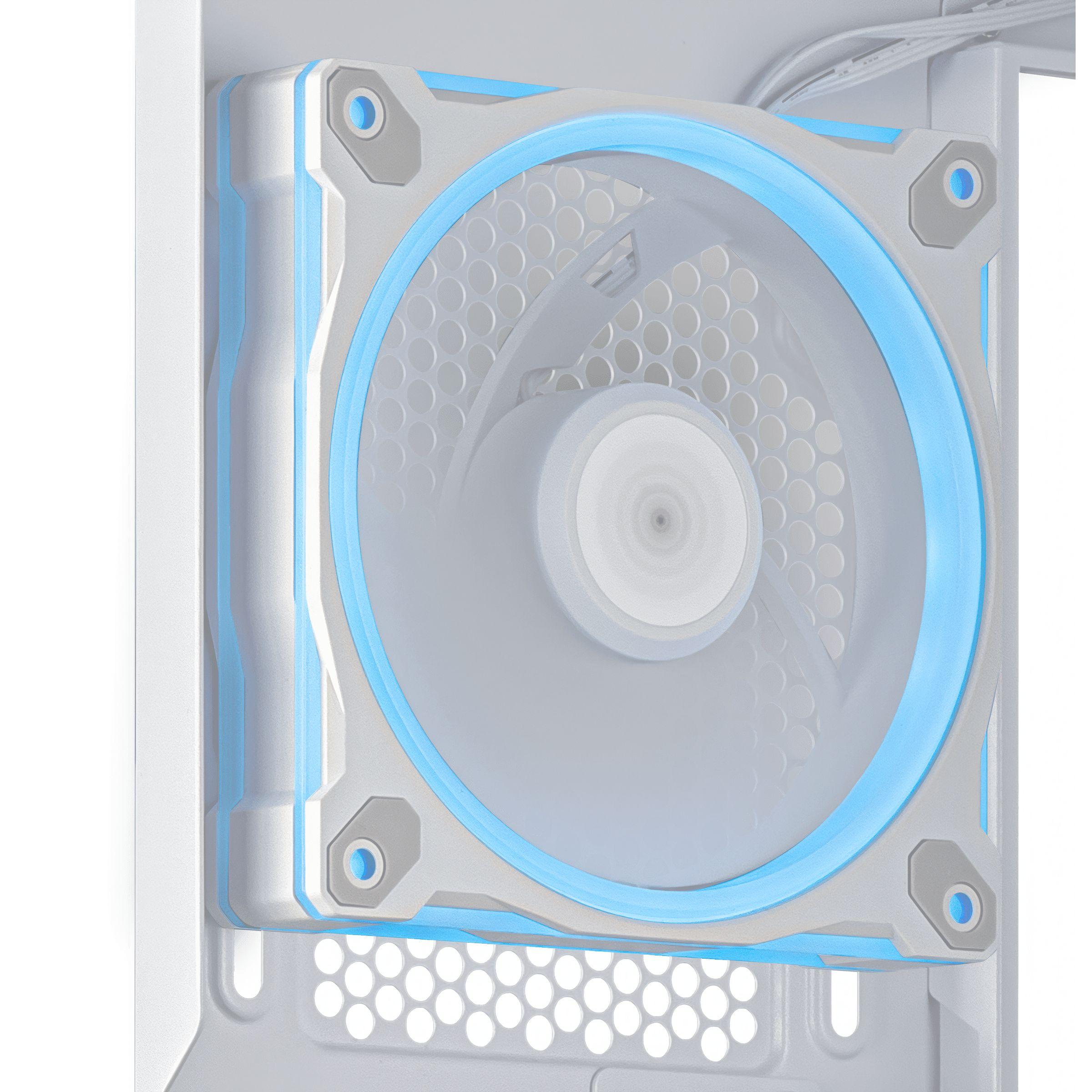 Caixa PC ASUS PRIME AP202 ARGB (micro ATX, Mini-ITX - Mini Tower - Micro-ATX, Mini-ITX - Branco) — miniatura 16