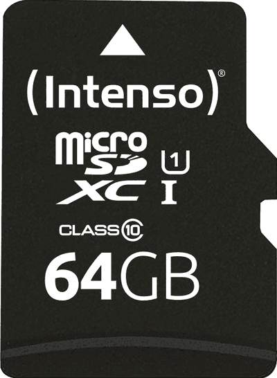 Cartão de Memória INTENSO 3424490 (64GB - Classe 10)