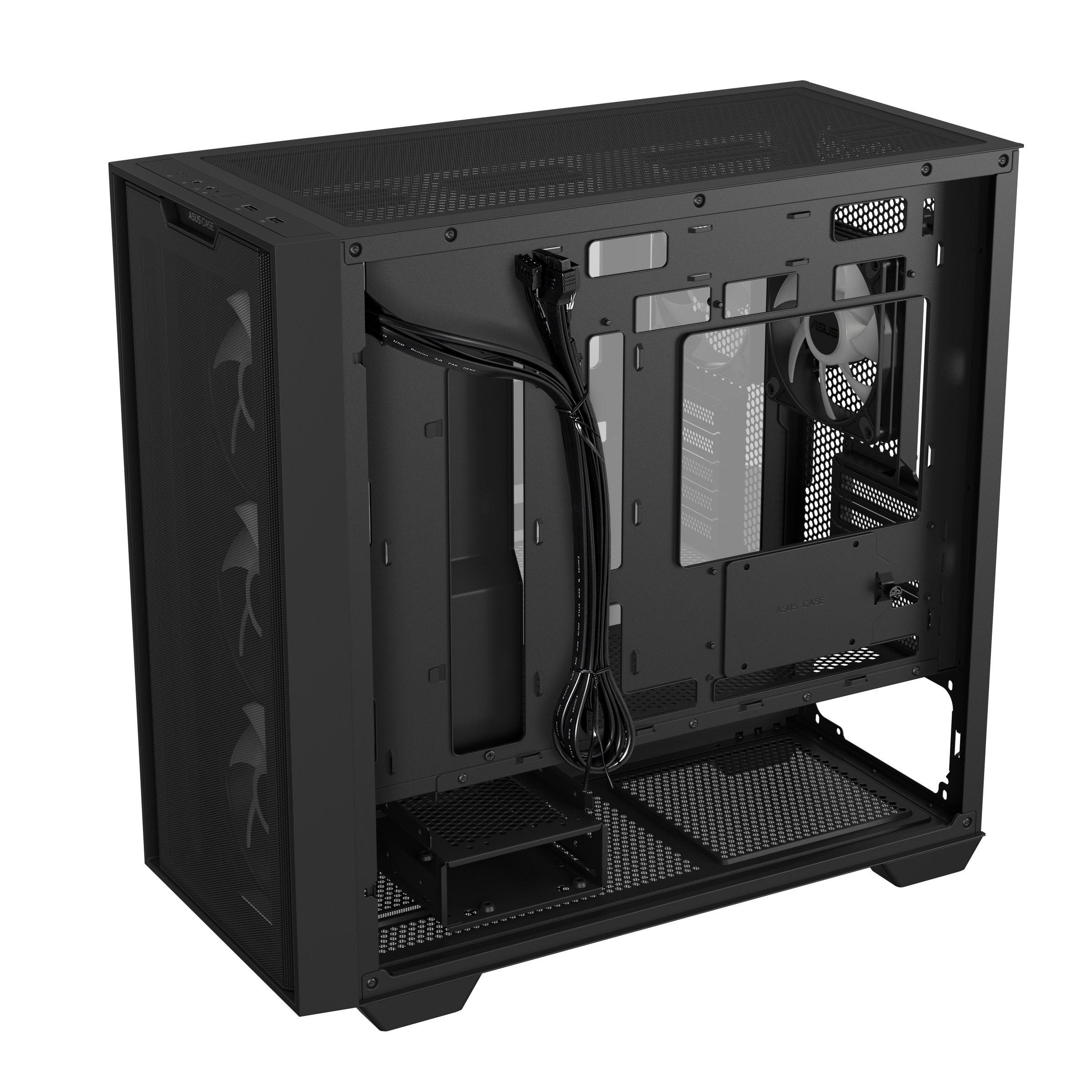 Caixa PC ASUS A21 PLUS (micro ATX, Mini-ITX - Micro Tower - Micro-ATX, Mini-ITX - Preto) — miniatura 9