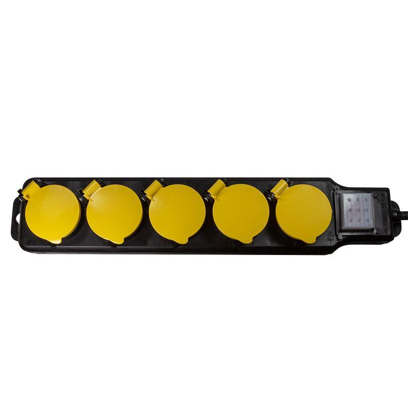 Extensão Elétrica LOGILINK LPS255 (1,5 m - Preto e Amarelo), miniatura 2