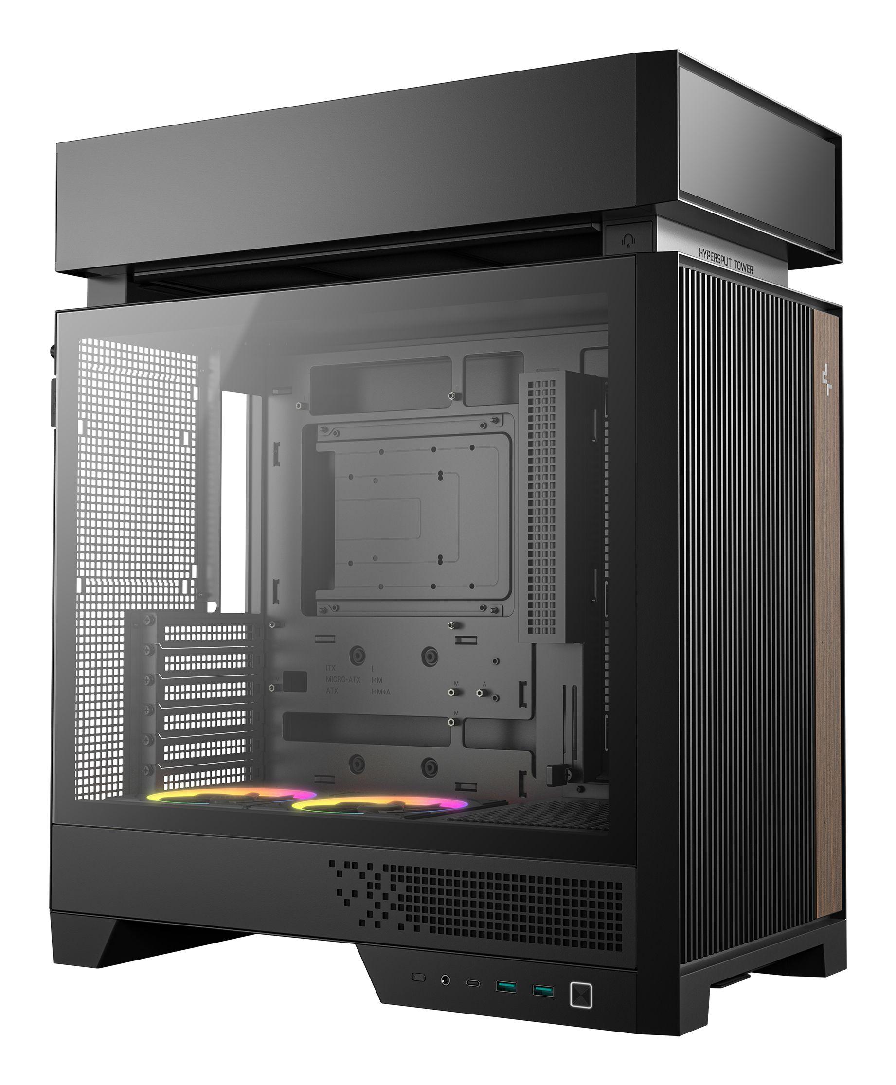 Caixa PC DEEPCOOL CL660 (Mini-ITX, micro ATX, ATX - ATX, PS2, SFX, SFX-L - 2.5" - Preto) — miniatura 2