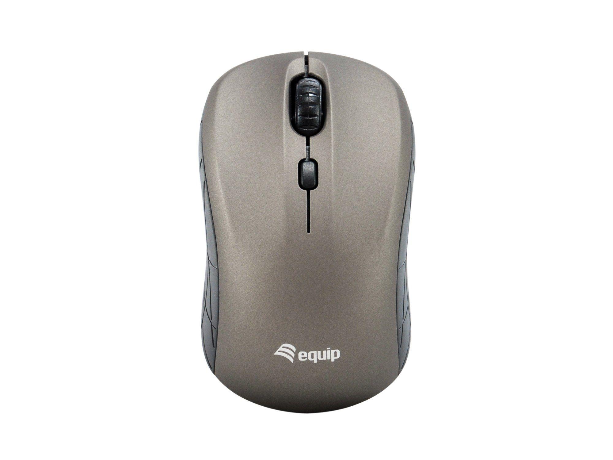 Rato EQUIP Mini Wireless (Ambidestro - 1600 DPI - Ótico - Cinzento)