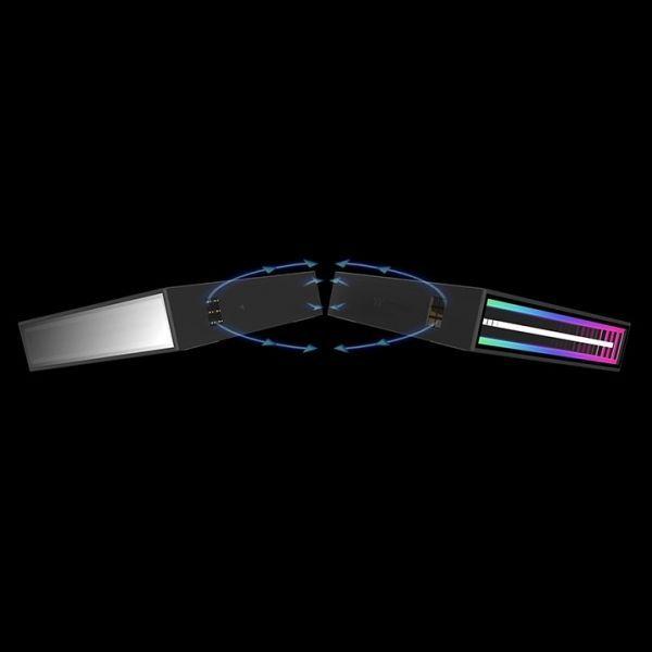 Ventoinha de Caixa THERMALTAKE SWAFAN INFINITY EX14 ARGB Sync (RGB multicolorida - Preto) — miniatura 4