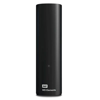 Disco Rígido Externo WESTERN DIGITAL WD Elements Desktop WDBWLG0160HBK-EESN (16 TB - 3,5 polegadas - USB 3.0/2.0 - Preto)