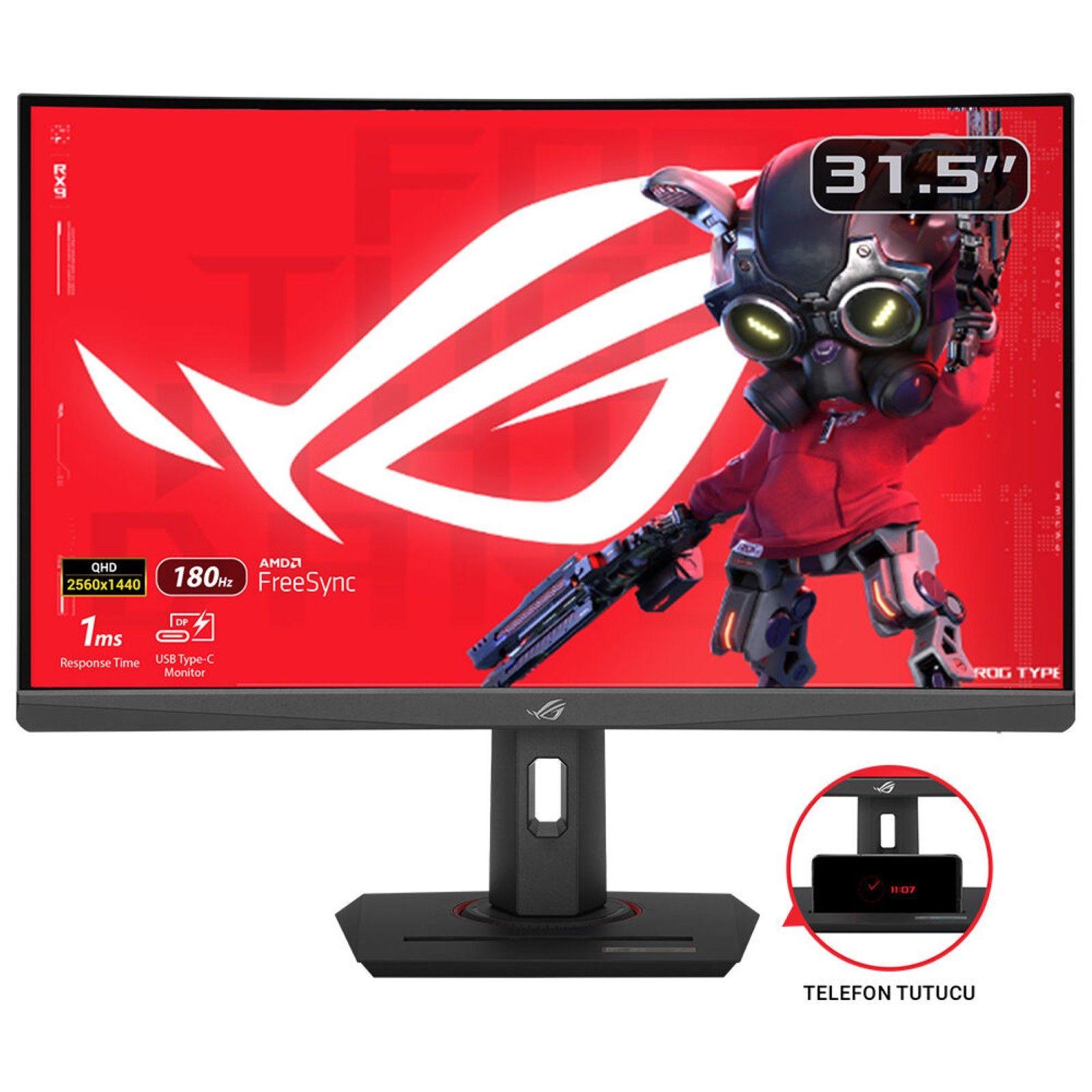 Monitor ASUS ROG Strix XG32WCS (31,5" - Fast VA - 180 Hz - Preto)