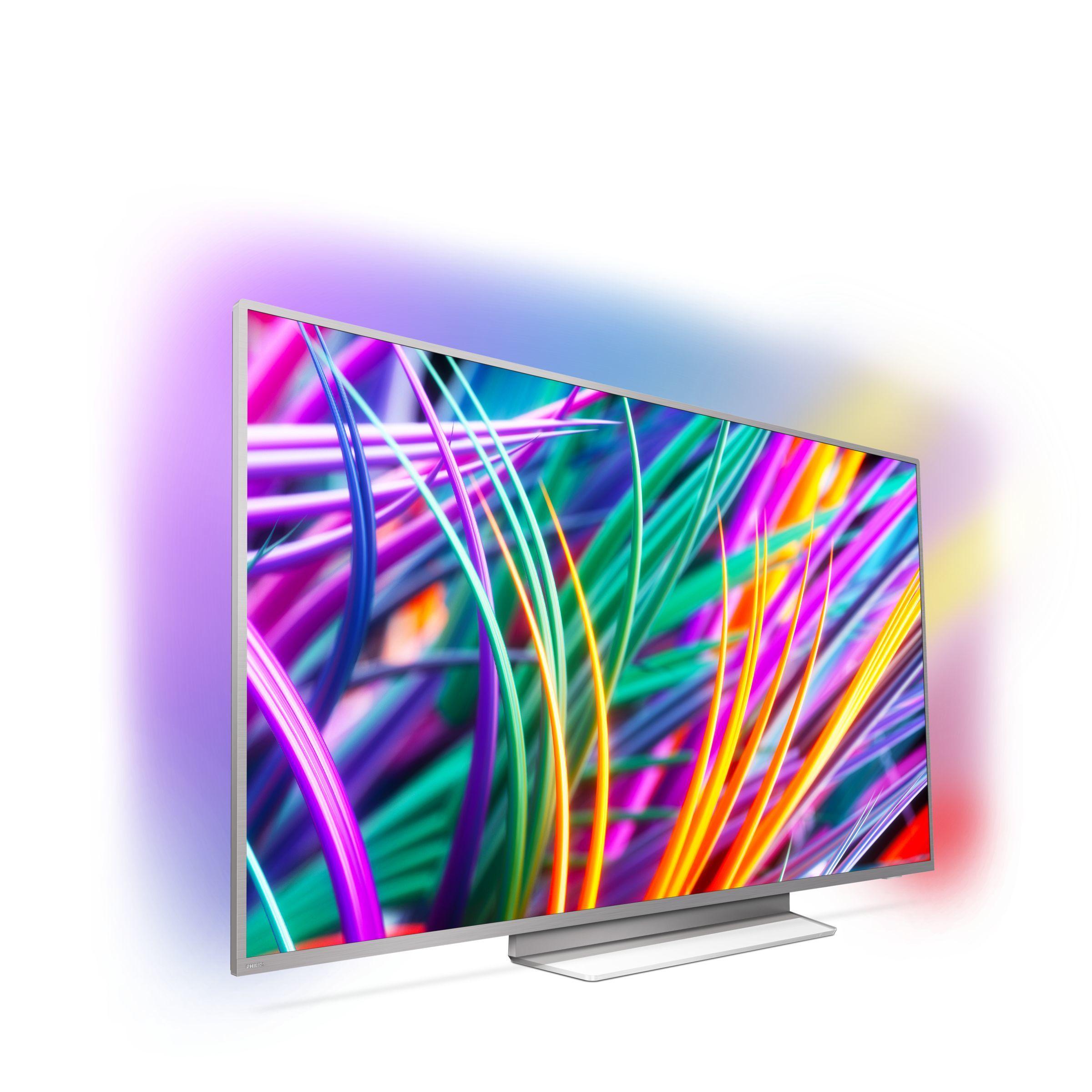 Smart TV PHILIPS 55PUS8303/12 (55" - 4K Ultra HD - Ambilight - Prateado)