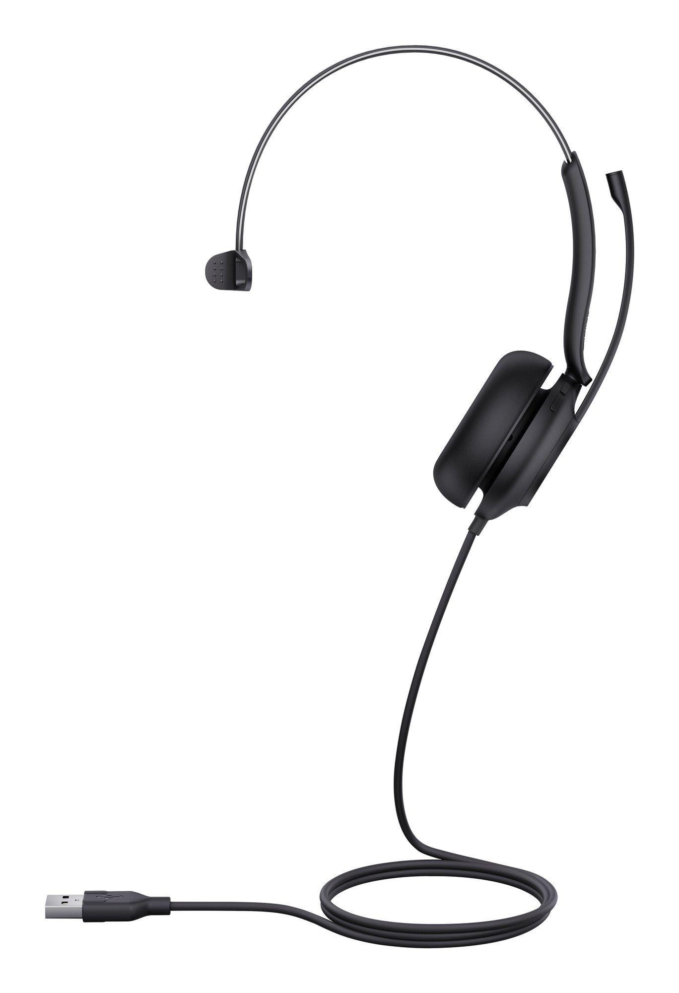 Headset YEALINK UH35 (Monofónico - Com fios - Circum-aural - Preto)