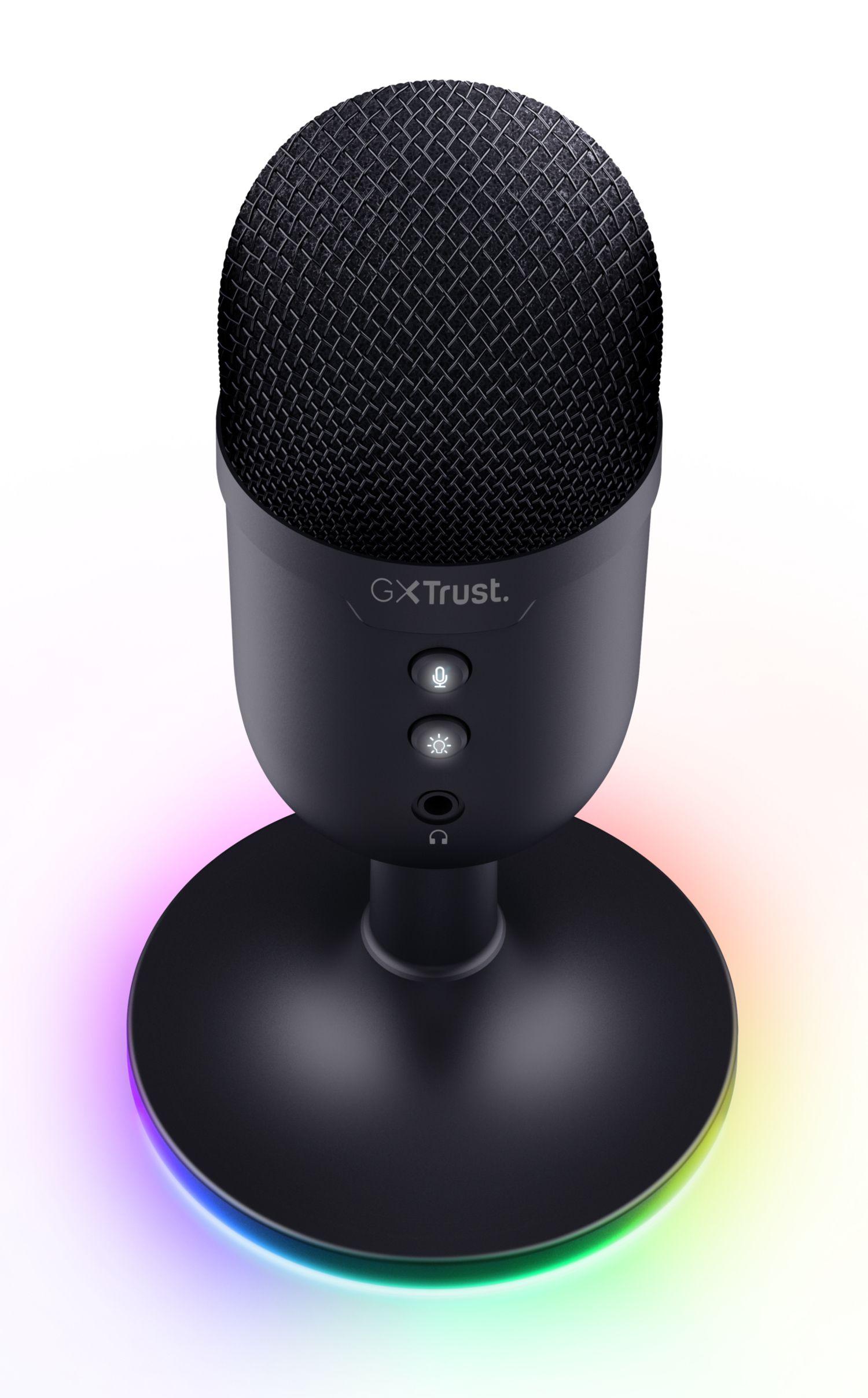 Microfone de Mesa TRUST GXT 234P Yunix (Microfone de mesa - Com fios - USB/3.5 mm - Preto) — miniatura 4