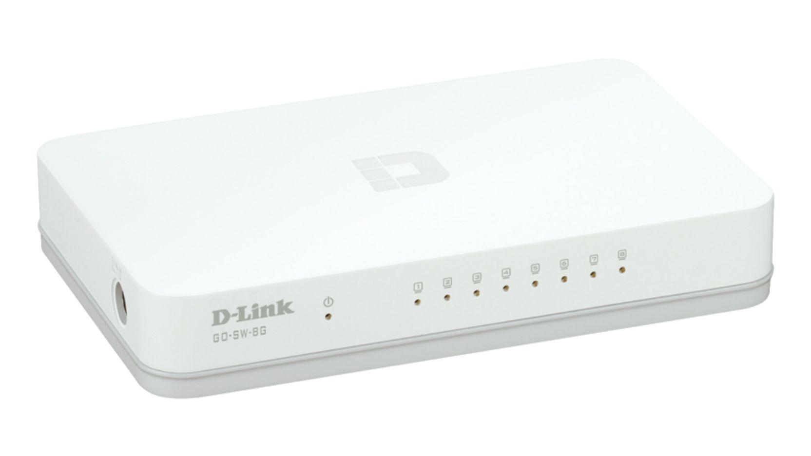 Switch D-LINK GO-SW-8G/E (Gigabit Ethernet - 128 KB - 16 Gbit/s - Branco) — miniatura 2