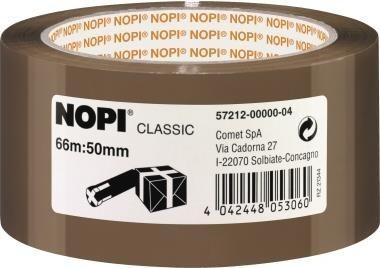 Fita Adesiva de Embalagem TESA NOPI Packband Classic (Acrilato - Castanho)
