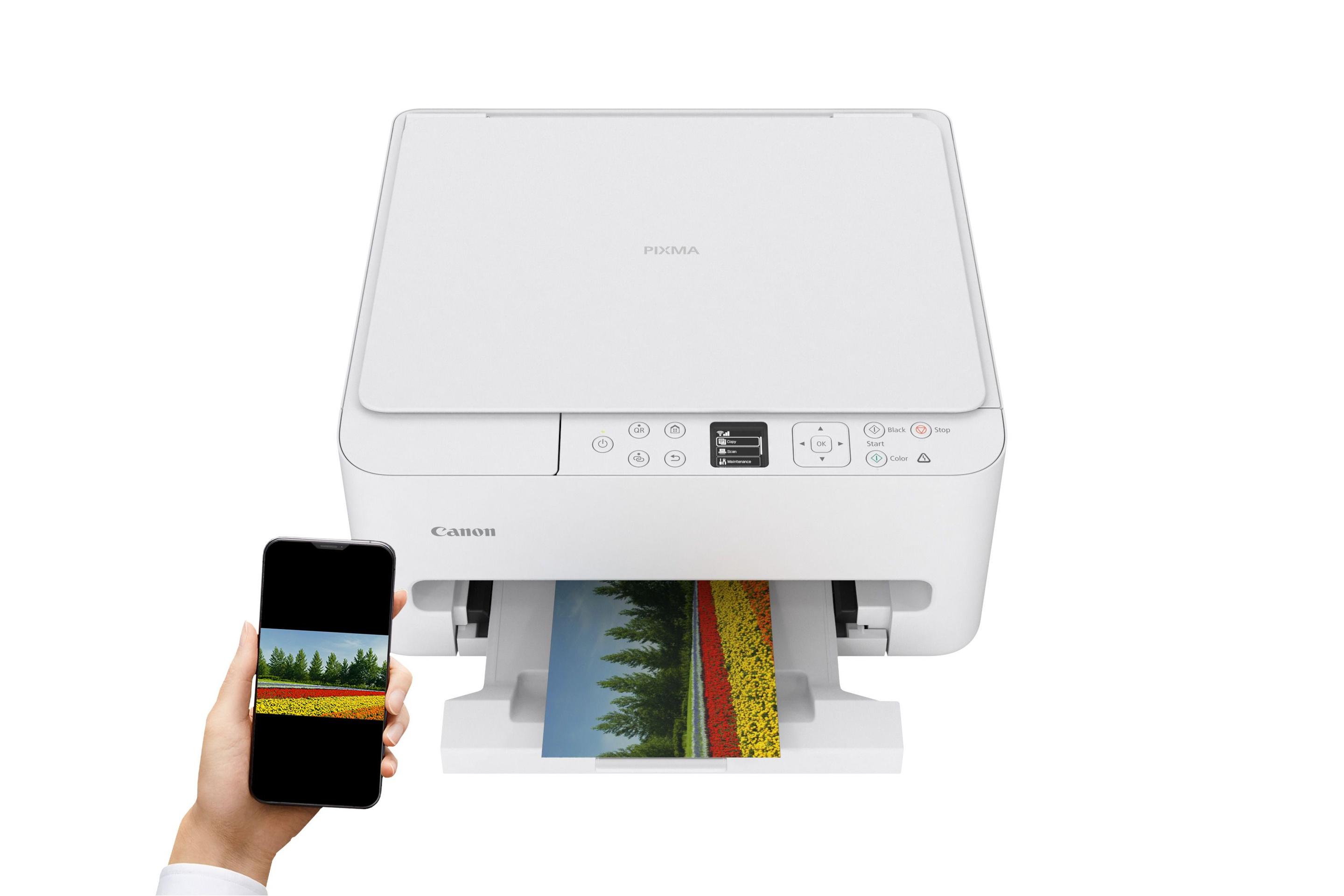 Impressora Multifunções CANON PIXMA TS6550i (A4 - Impressão a cores - 100 folhas - Branco) — miniatura 8