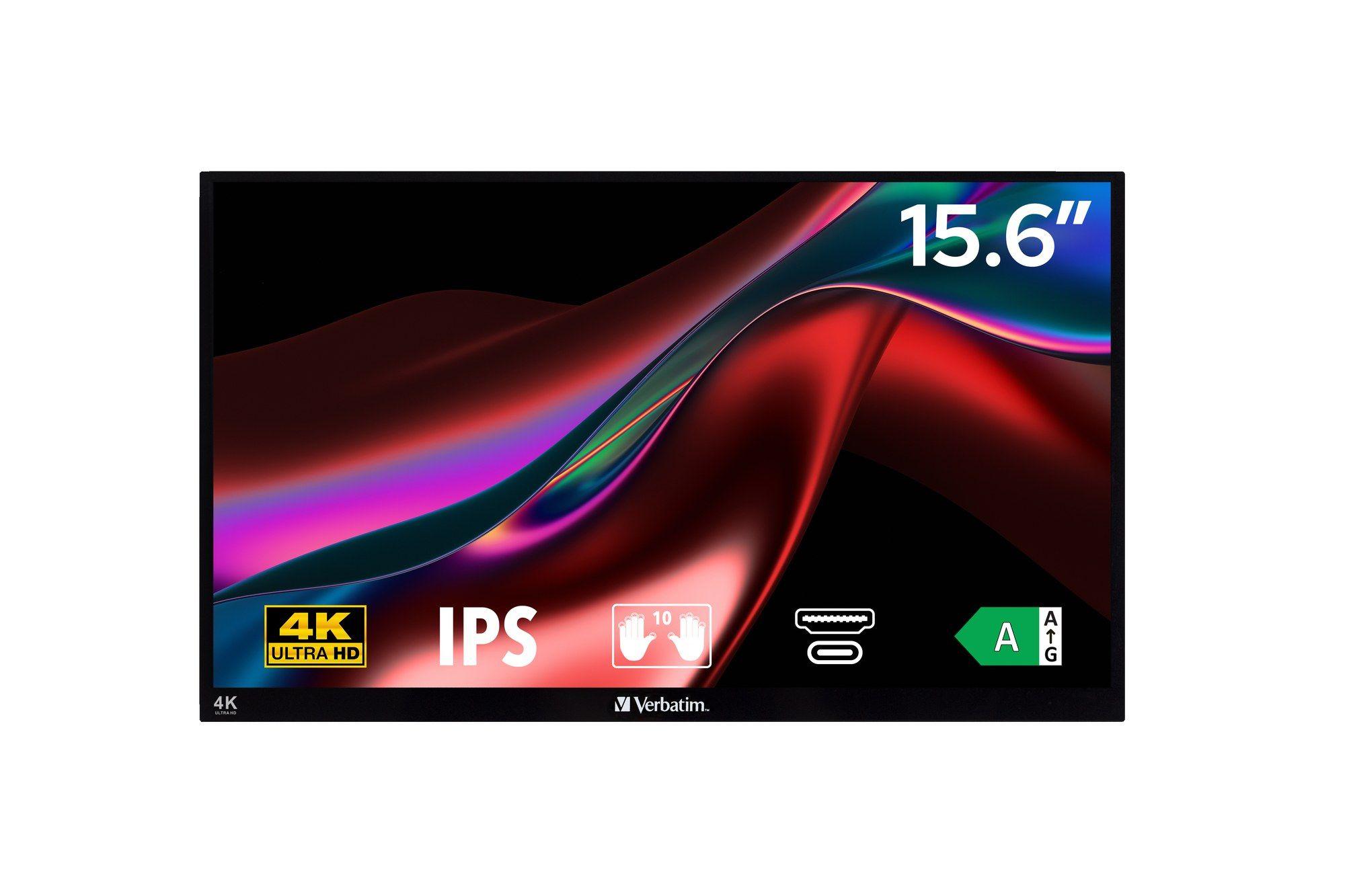 Monitor VERBATIM PMT-15K (15,6" - IPS - 75 Hz - Preto) — miniatura 3