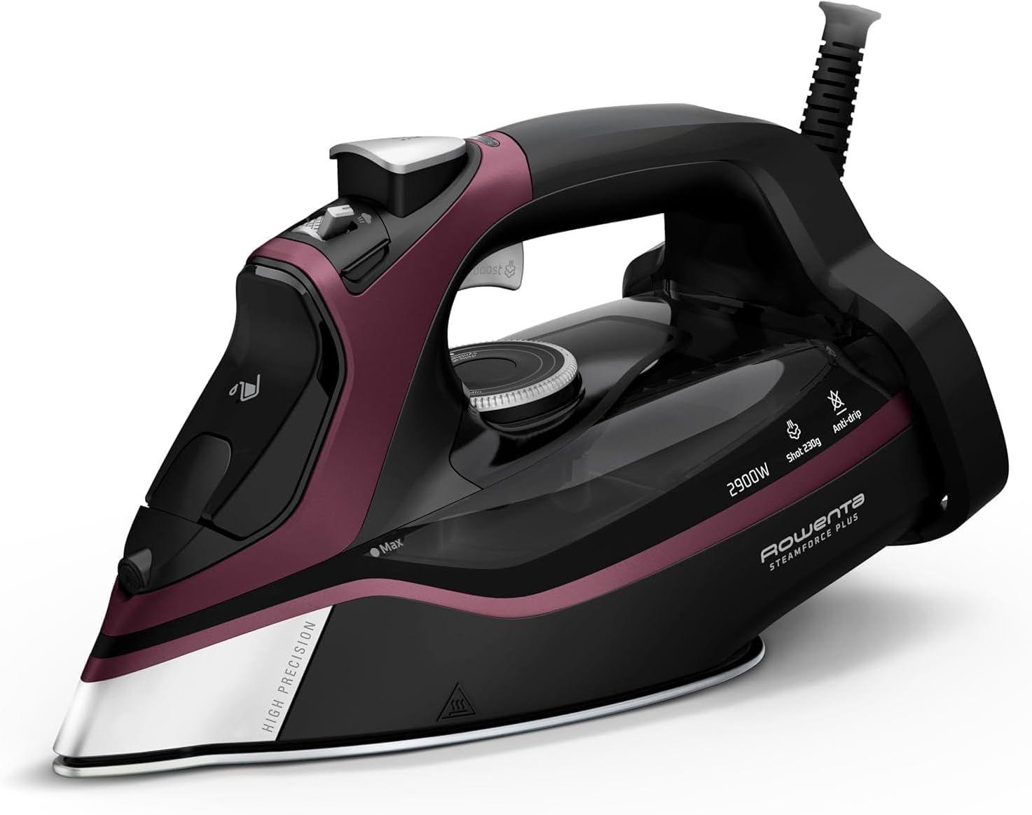 Ferro de Engomar ROWENTA DW9414 Pro Master (2900 W - 230 g/min - Preto/Lilás)