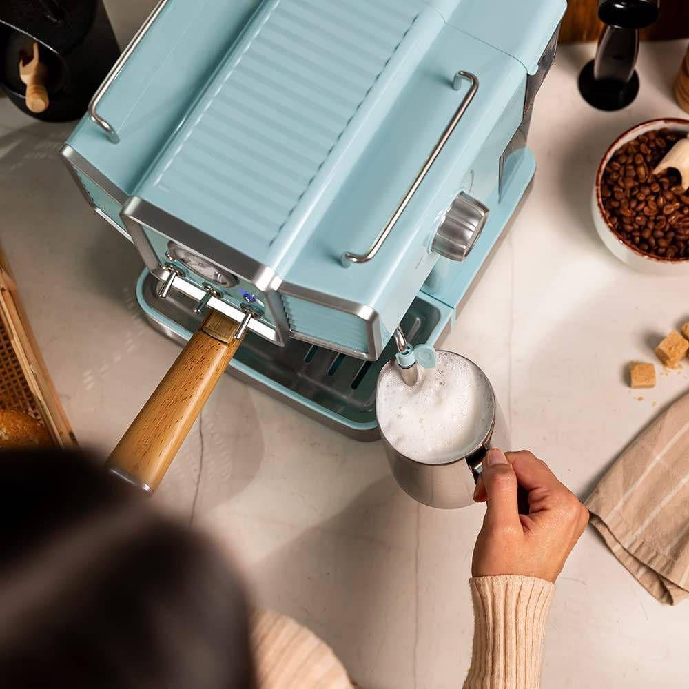Máquina de Café Expresso CECOTEC Power Espresso 20 Tradizionale (Café moído - 1350 W - 20 bar - Azul-claro) — miniatura 5
