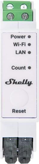 Medidor de Energia Trifásico SHELLY Pro 3EM-400 (Plástico - Branco)